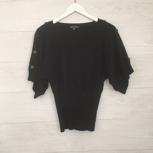 Cable & Gauge l Black Sweater, Size M